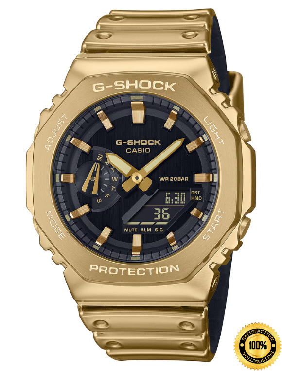 GM2100-GD72 Premium Hybrid Analog-Digital Metal Sports Watch