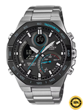 ECB-S10D-SB82 Premium Hybrid Analog-Digital Sports Watch