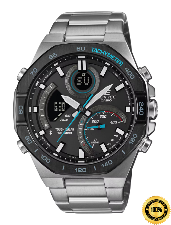 ECB-S10D-SB82 Premium Hybrid Analog-Digital Sports Watch